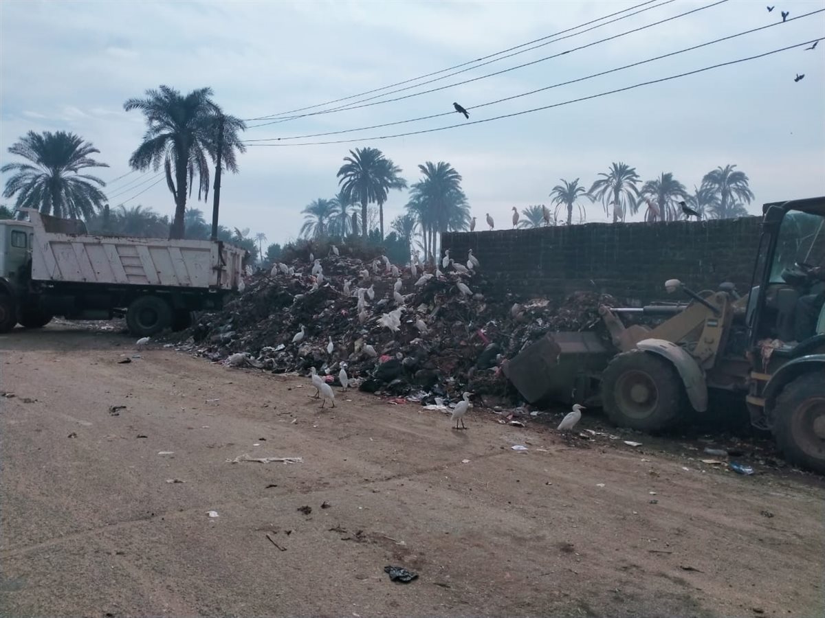 رئيس مركزابشواى: رفع ٣٤٠ طن قمامة ومخلفات بحملة نظافة لأعمال التشجير والتجميل<br>&nbsp;