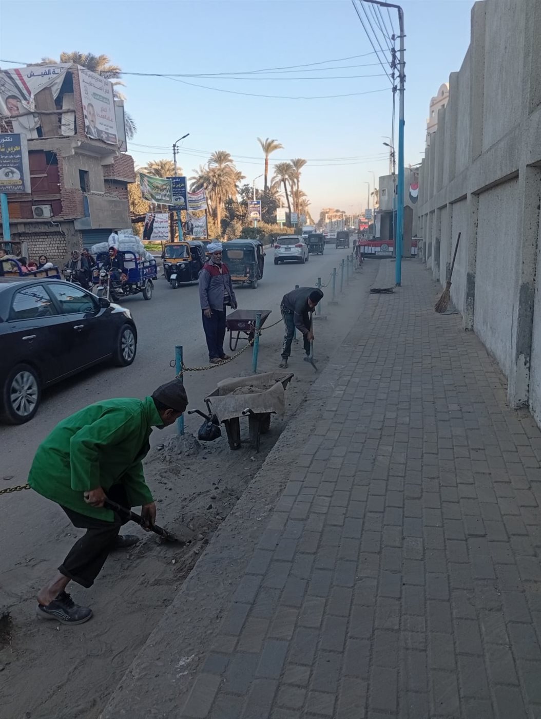 رئيس مركزابشواى: رفع ٣٤٠ طن قمامة ومخلفات بحملة نظافة لأعمال التشجير والتجميل<br>&nbsp;