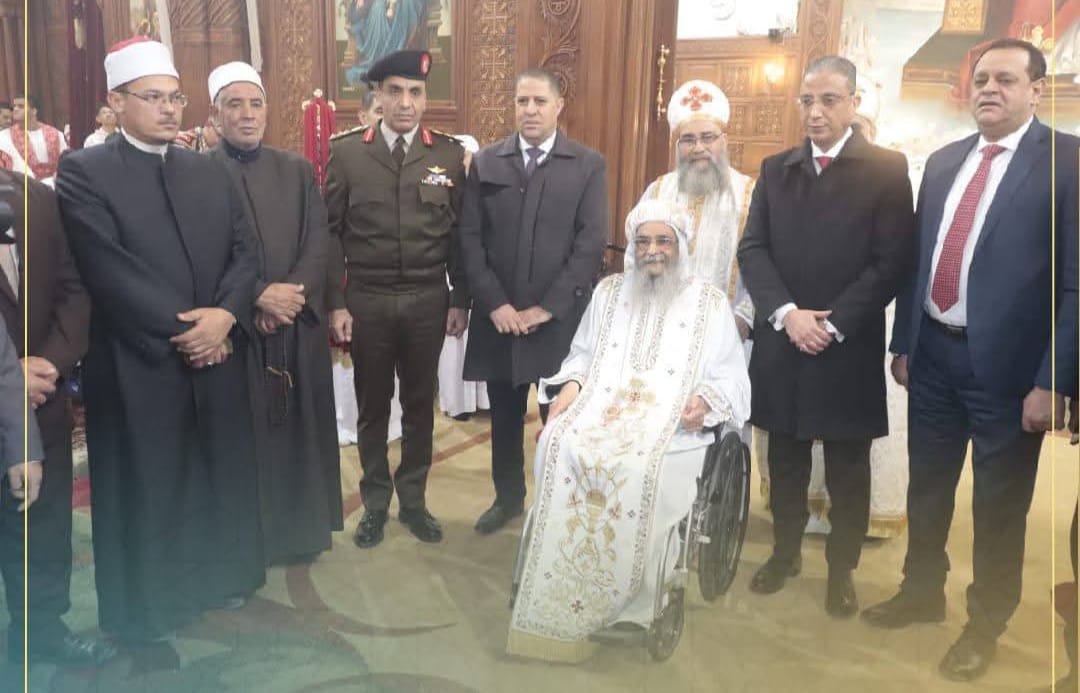 مدير مديرية أوقاف الفيوم يشارك في تهنئة الإخوة المسيحيين بعيد الميلاد المجيد