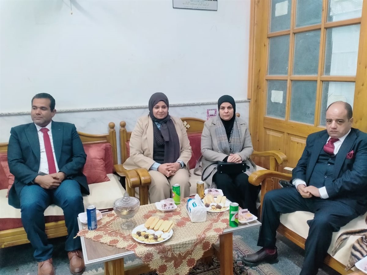 رئيس مركزابشواى تقدم التهنئة للإخوة الأقباط بعيد الميلاد المجيد خلال زيارتها لكافة كنائس المركز