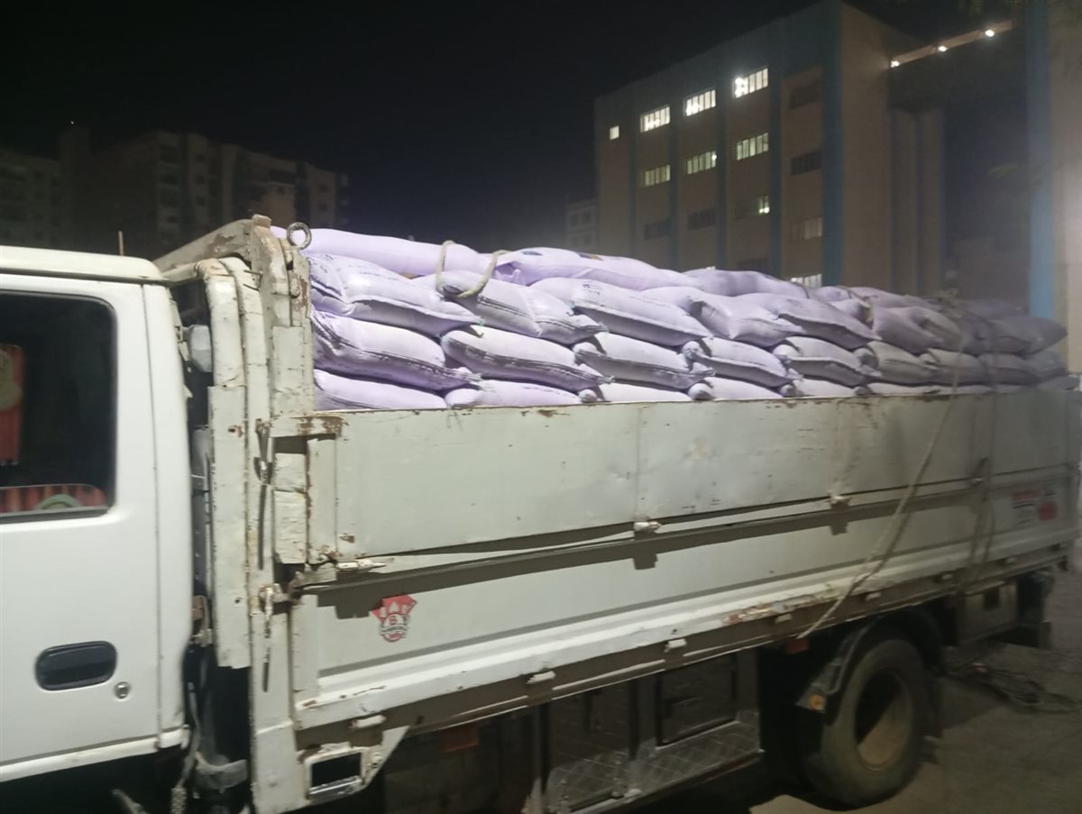 ضبط 10 طن دقيق بلدي مدعم مخابز محظور بيعه أو تداوله قبل بيعه بالسوق السوداء