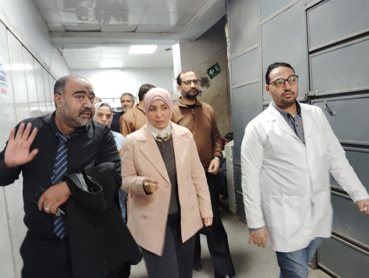 جوله مفاجئه لوكيل الصحة بالفيوم على مستشفى الفيوم العام للاطمئنان على سير العمل &nbsp;