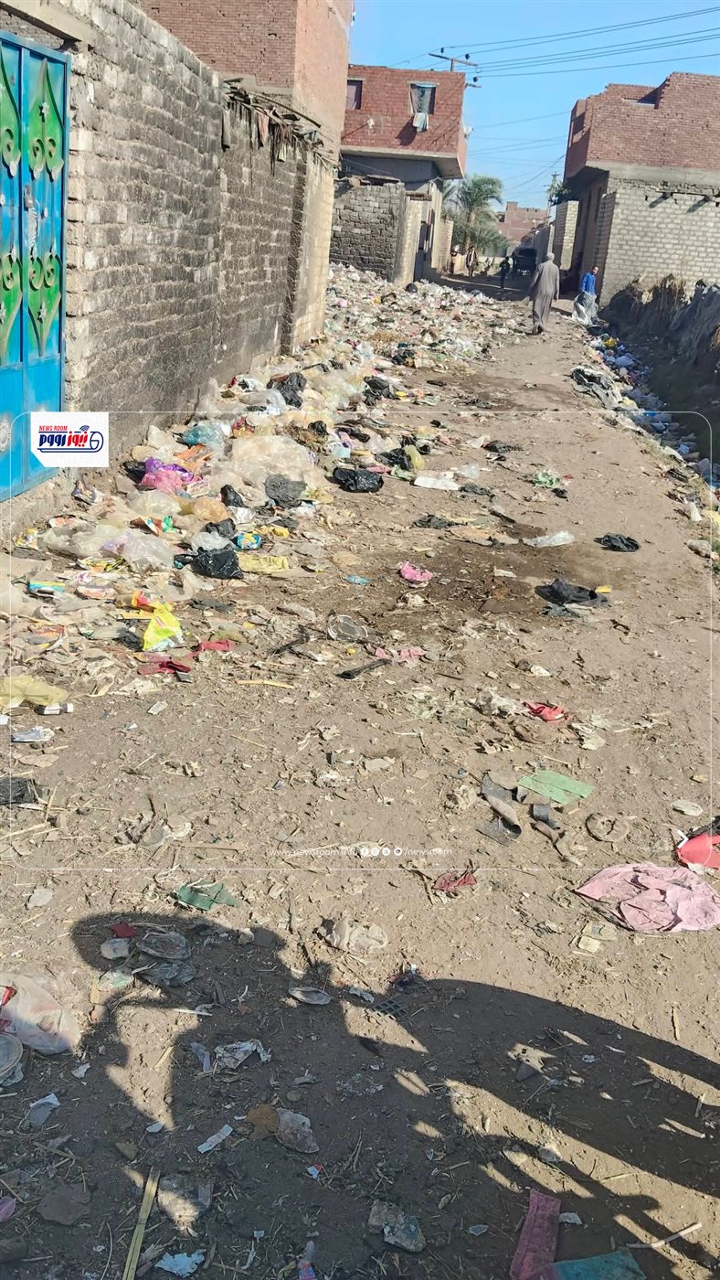 انتشار القمامة بالمنيا&nbsp;
