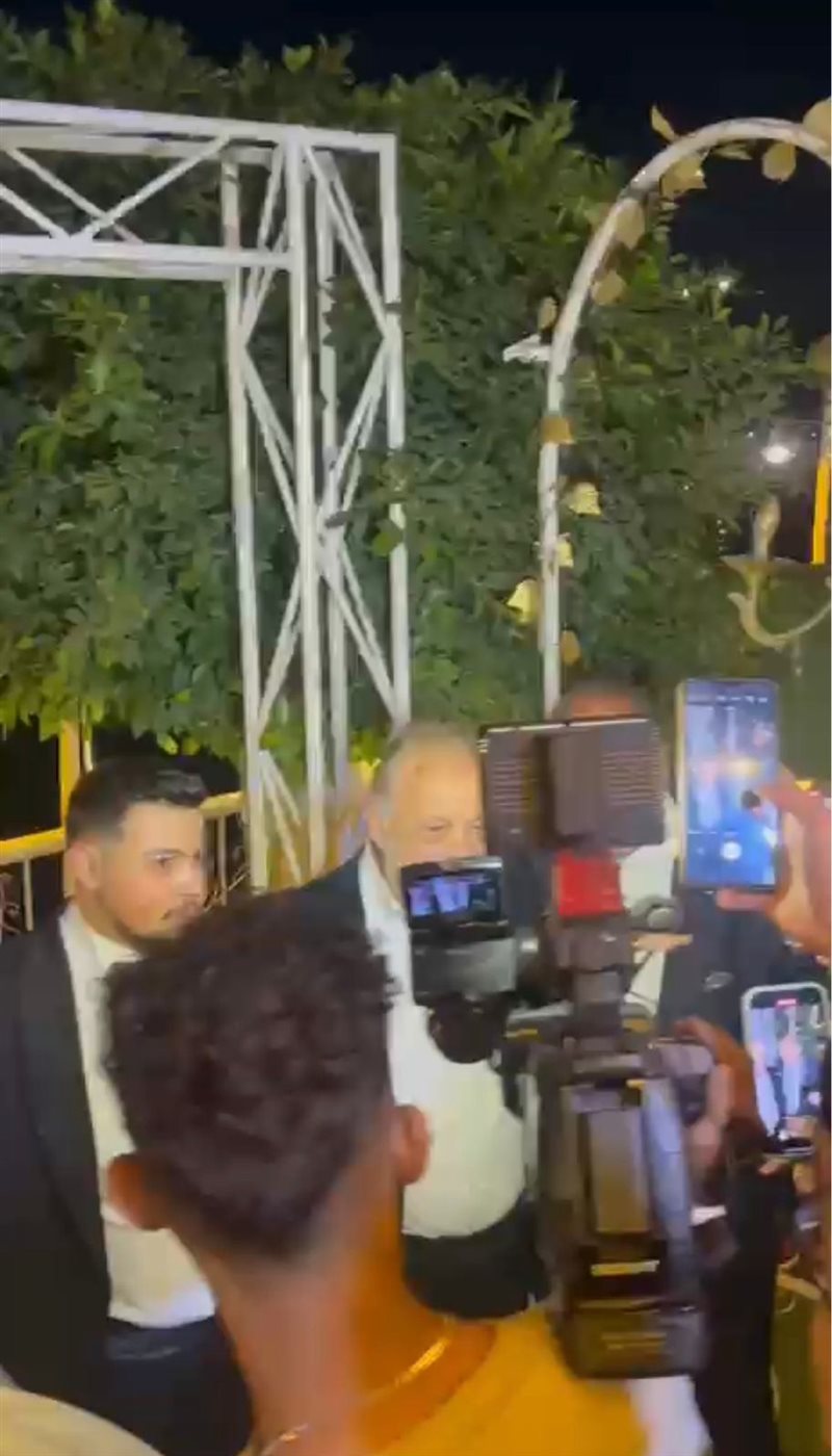 حفل زفاف ابنة الفنان منير مكرم&nbsp;