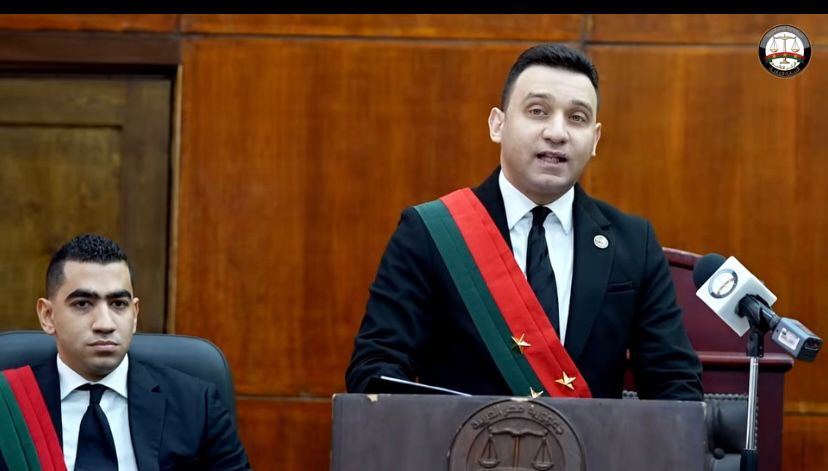 ممثل النيابة أثناء المرافعة&nbsp;