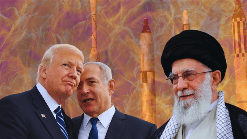 <strong>ترامب ونتنياهو وخامنئي</strong>