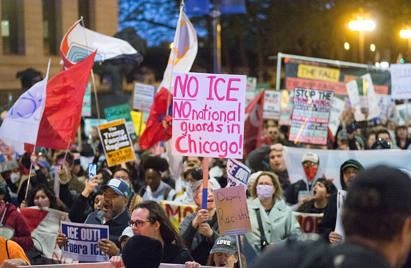 <strong>احتجاجات أمريكية</strong>