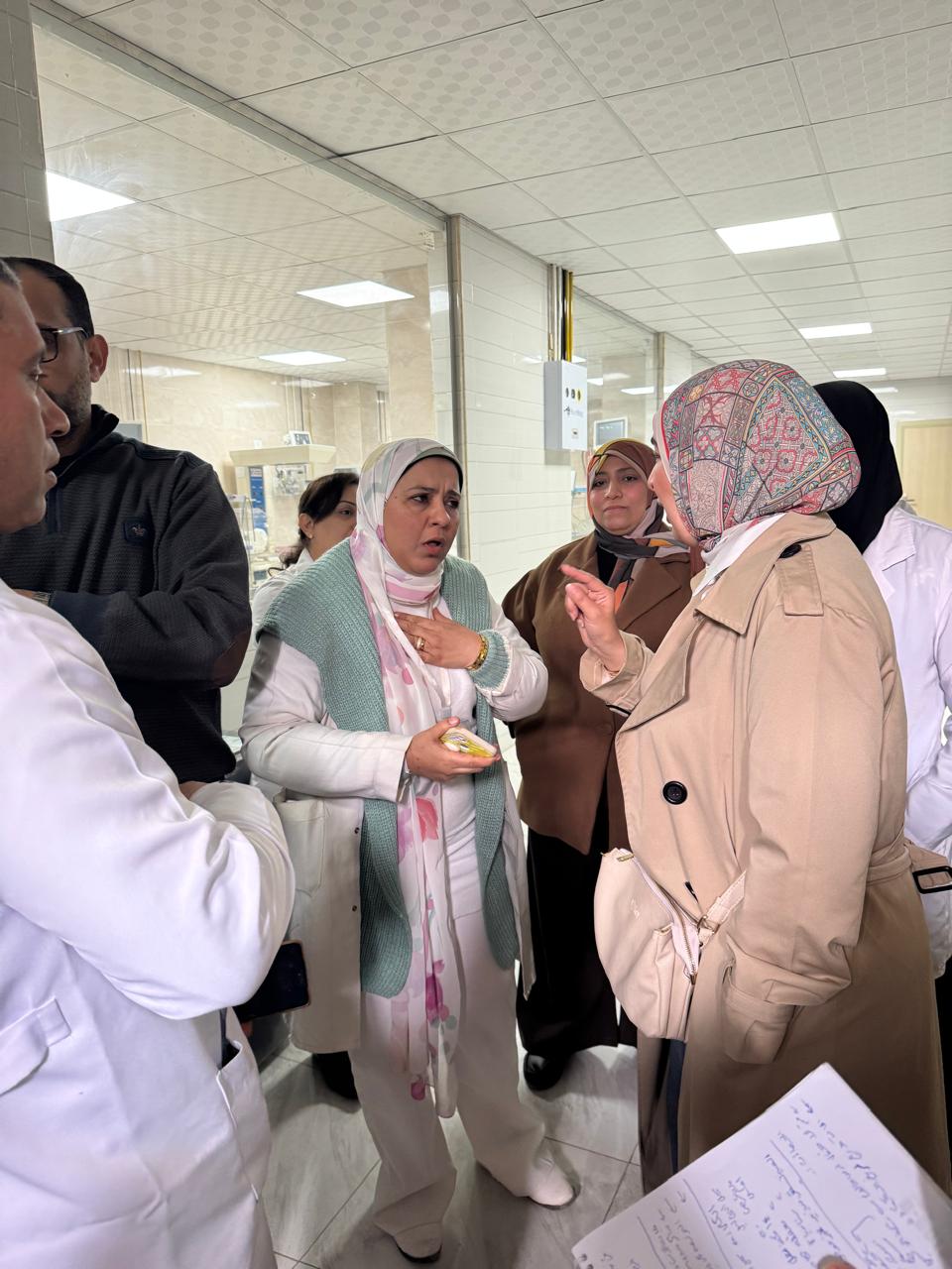 زيارة مفاجئة لوكيل صحة الفيوم لمستشفى فيديمين المركزى لمتابعة سير العمل &nbsp;