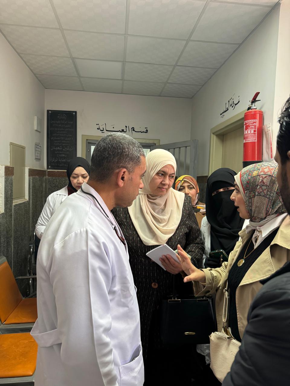 زيارة مفاجئة لوكيل صحة الفيوم لمستشفى فيديمين المركزى لمتابعة سير العمل &nbsp;