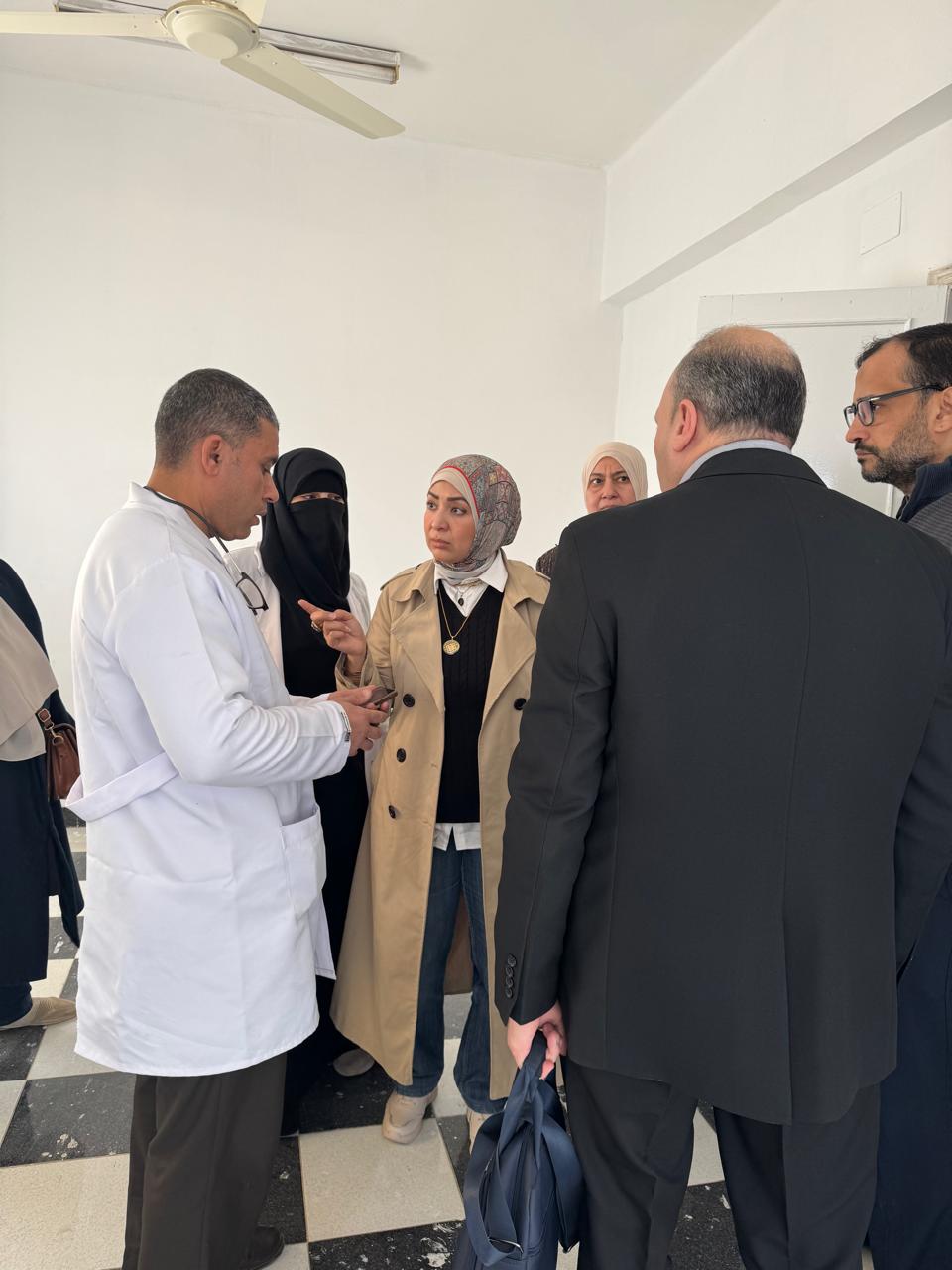 زيارة مفاجئة لوكيل صحة الفيوم لمستشفى فيديمين المركزى لمتابعة سير العمل &nbsp;
