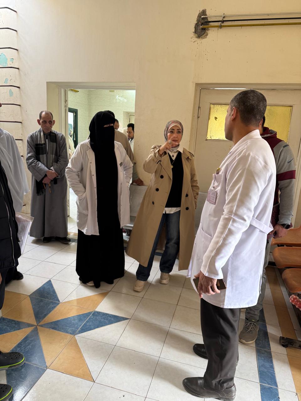 زيارة مفاجئة لوكيل صحة الفيوم لمستشفى فيديمين المركزى لمتابعة سير العمل &nbsp;