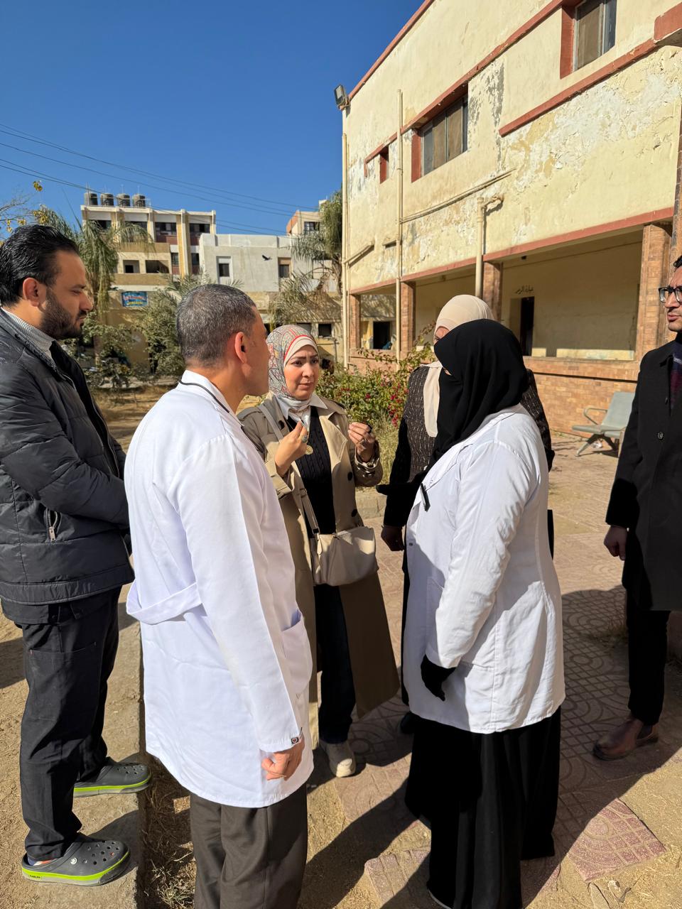 زيارة مفاجئة لوكيل صحة الفيوم لمستشفى فيديمين المركزى لمتابعة سير العمل &nbsp;