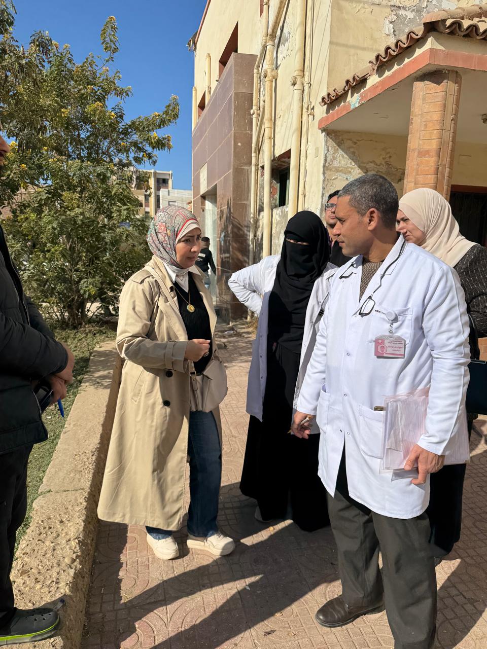 زيارة مفاجئة لوكيل صحة الفيوم لمستشفى فيديمين المركزى لمتابعة سير العمل &nbsp;