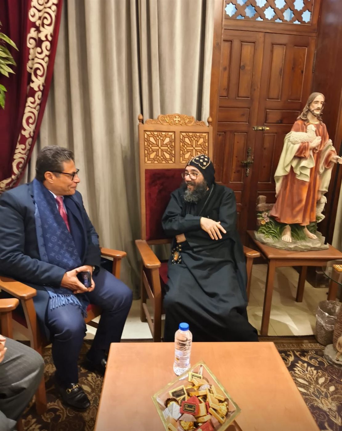 جانب من الزيارة