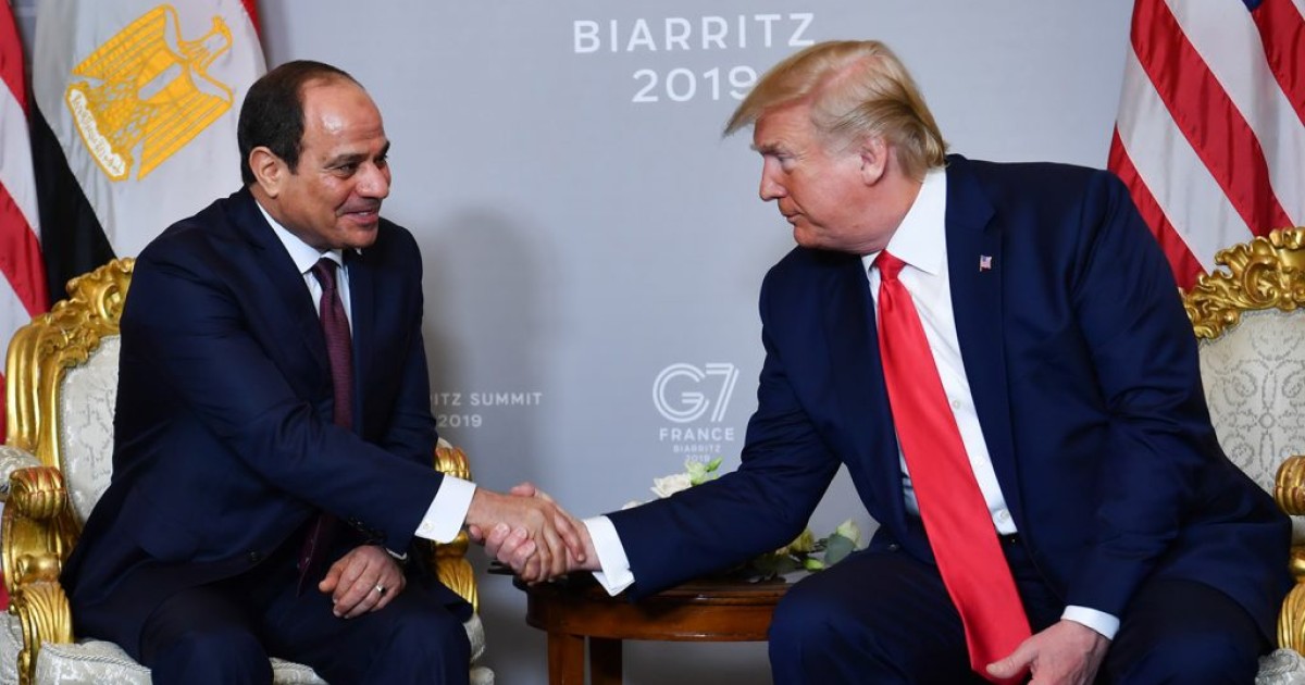 <strong>ترامب والسيسي</strong>