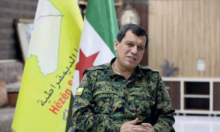 <strong>مظلوم عبدي، قائد قسد</strong>