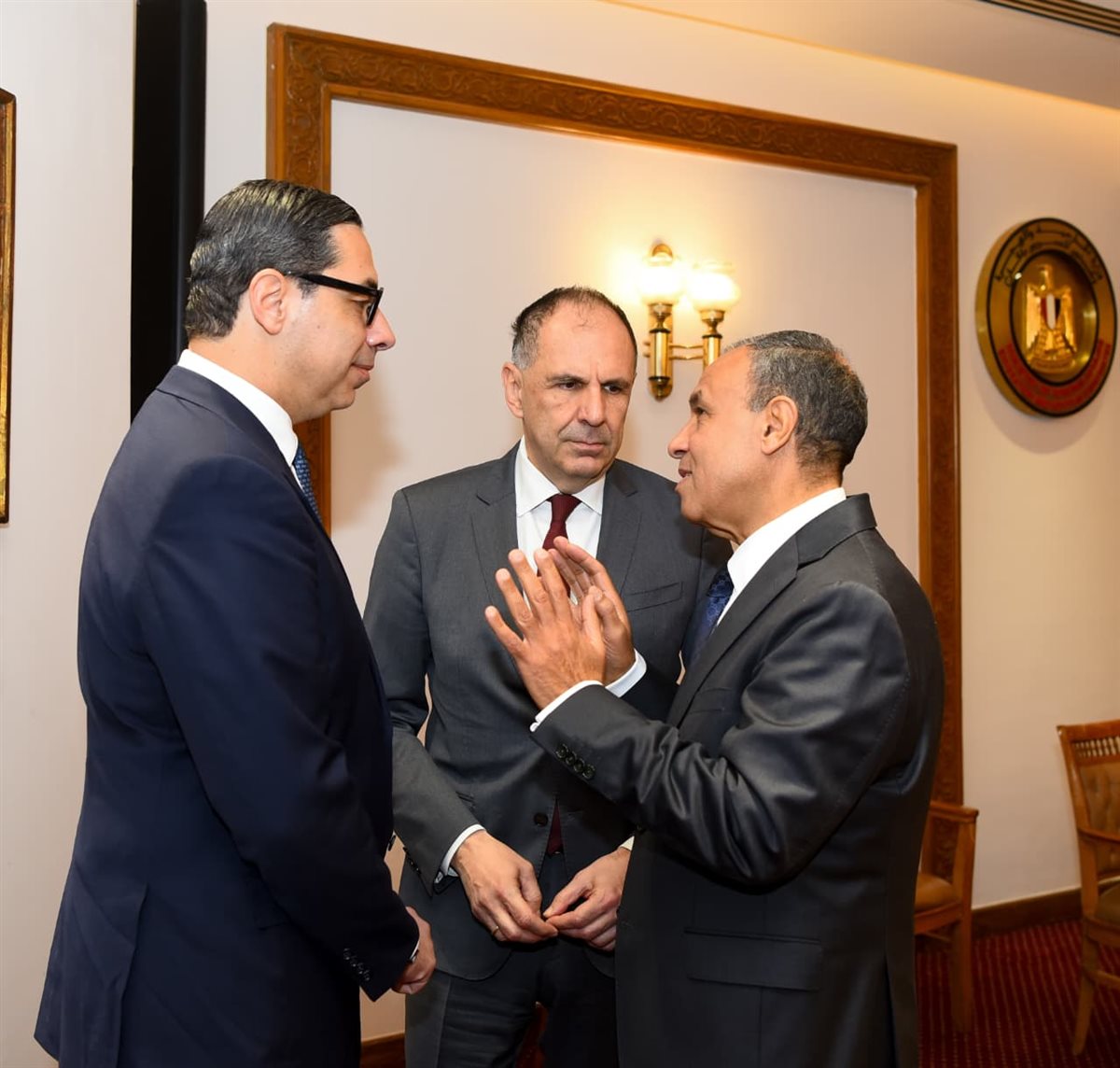 <strong>مشاورات سياسية لوزراء خارجية مصر واليونان وقبرص</strong>