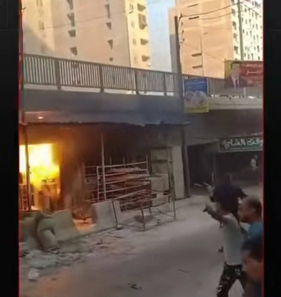 السيطرة على حريق مخبز سياحي أسفل الكوبري العلوي بالفيوم