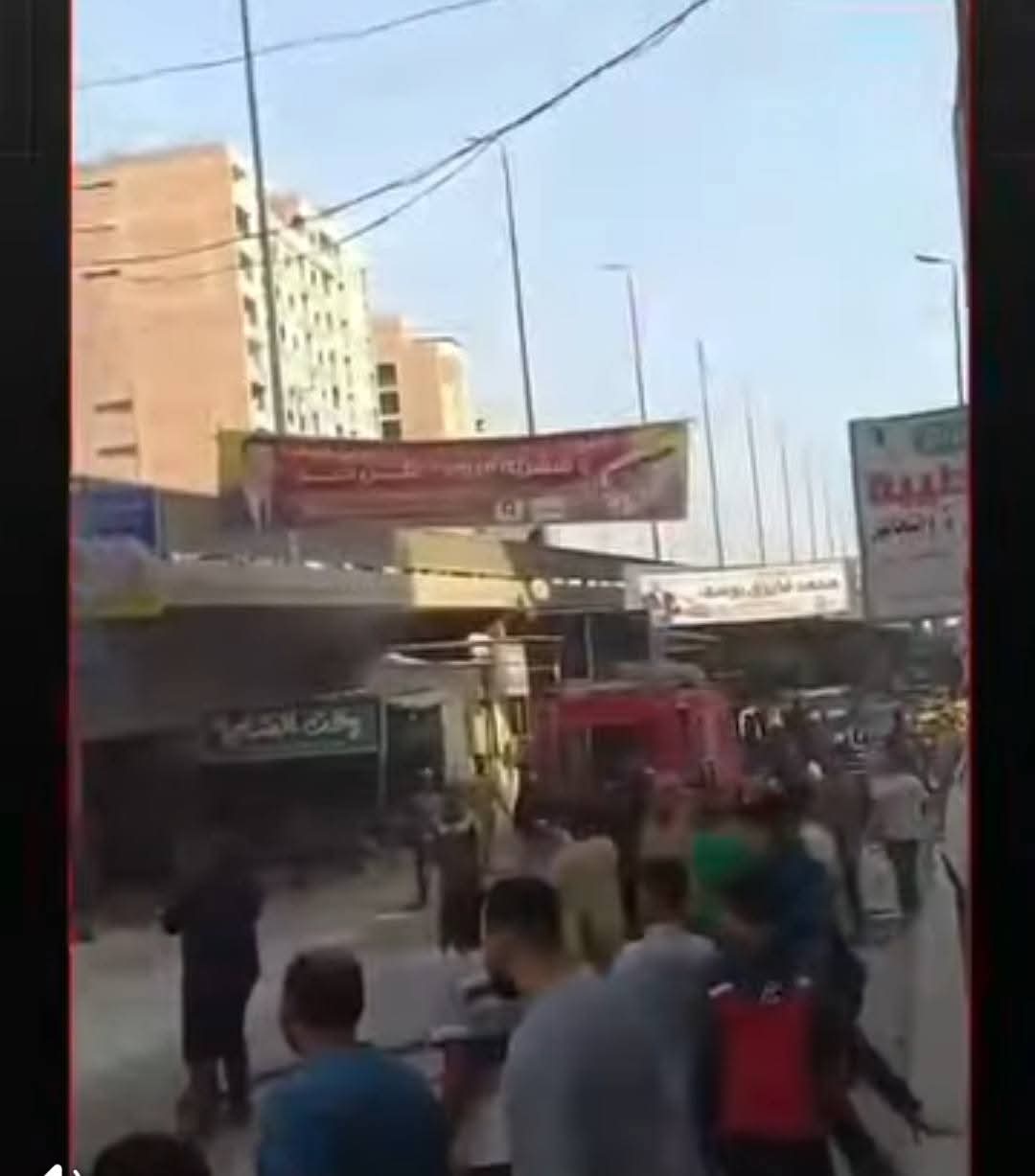 السيطرة على حريق مخبز سياحي أسفل الكوبري العلوي بالفيوم