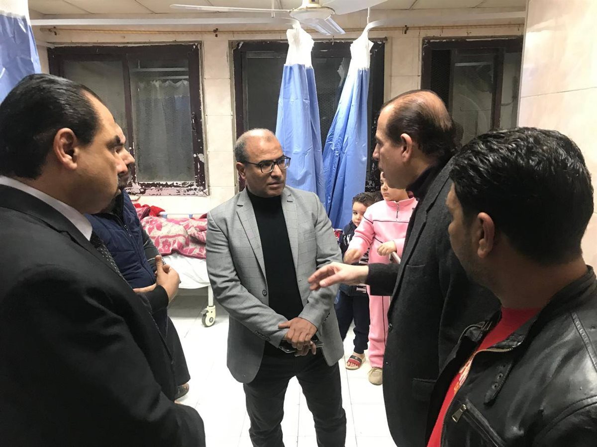 جانب من زيارة نائب وزير الصحة للمنشآت الطبية بالجيزة