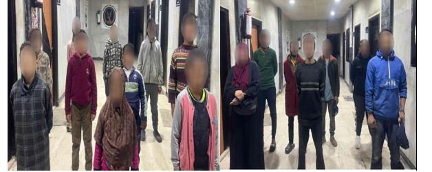 المتهمين