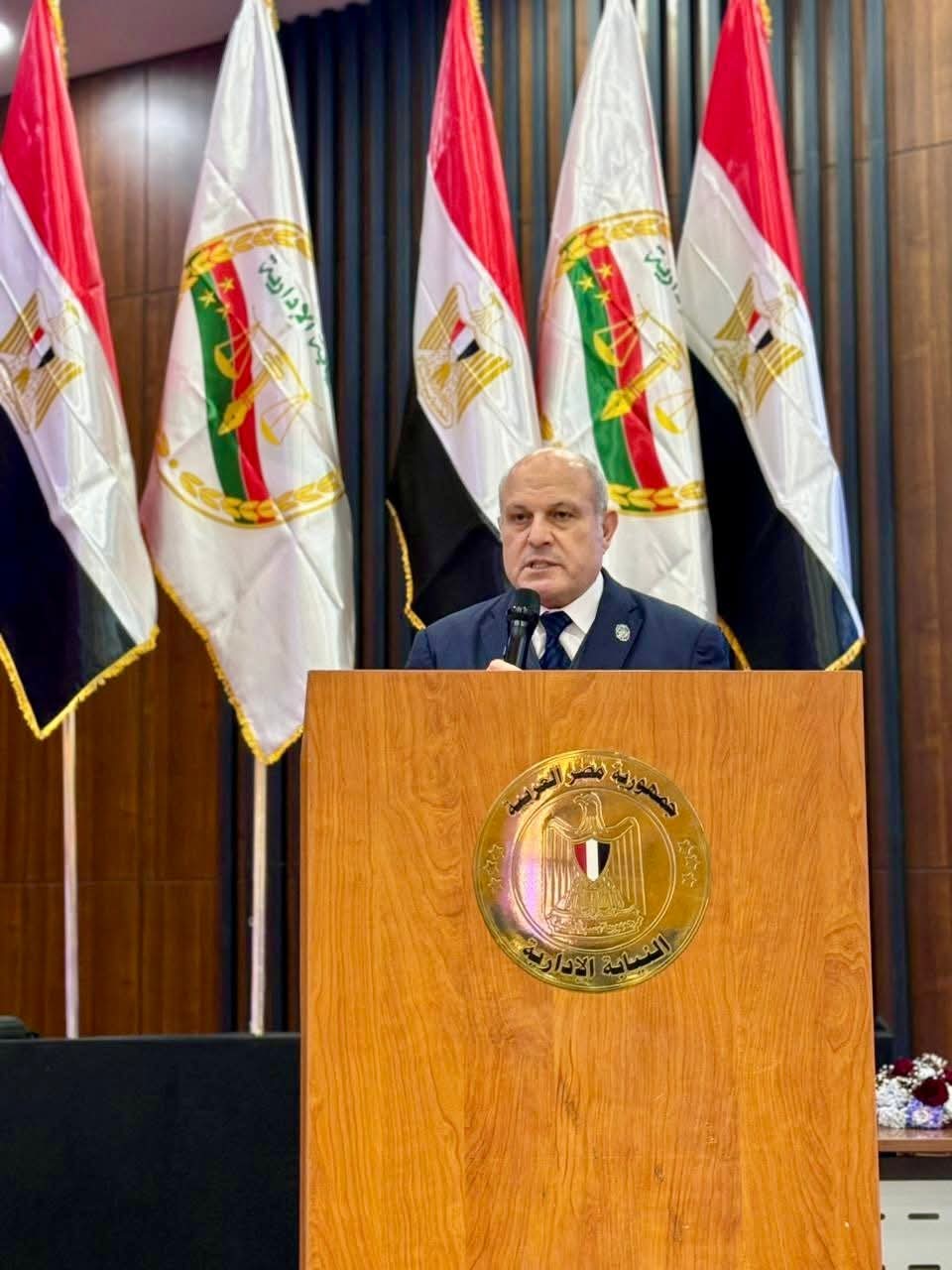 المستشار محمد الشناوي رئيس هيئة النيابة الإدارية،&nbsp;