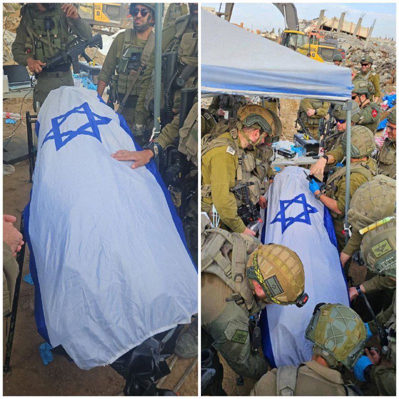 استعادة الجثة الإسرائيلية الأخيرة