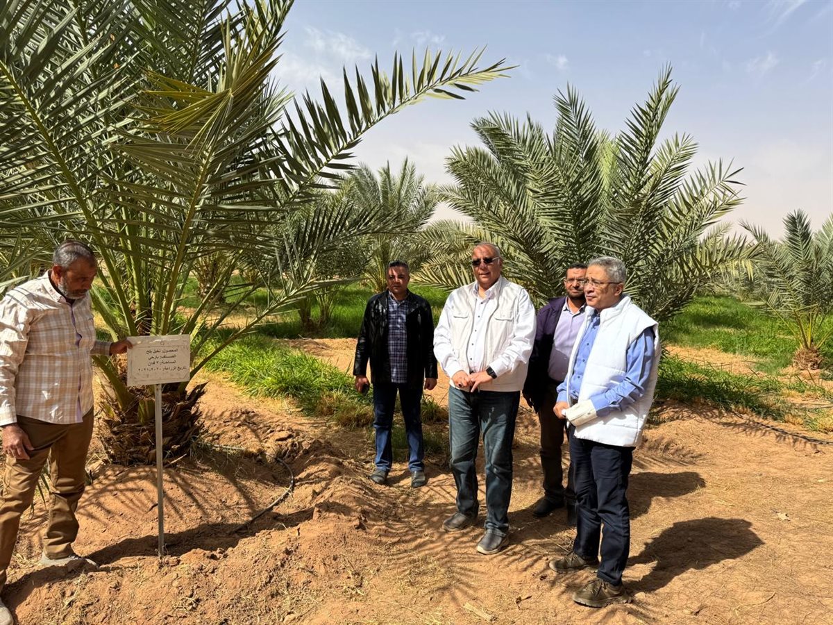 جانب من المتابعة لأعمال المحطات البحثية