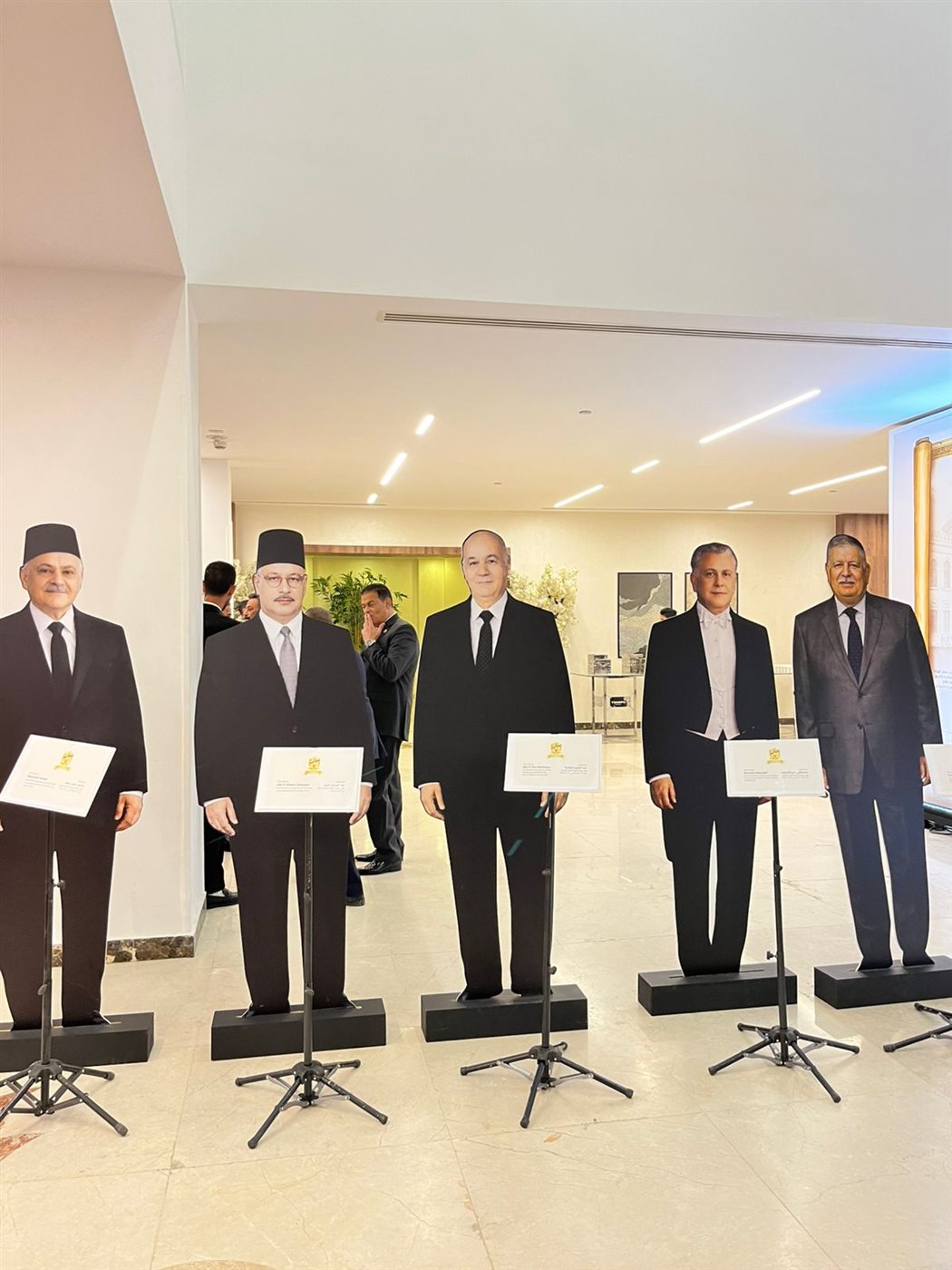 مجسمات رؤساء قضايا الدولة