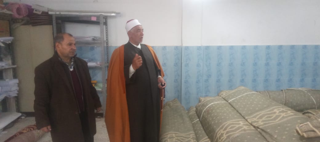 مدير مديرية أوقاف الفيوم يواصل جولاته المرورية على مخازن المديرية