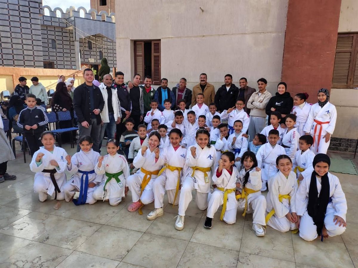 الإتحاد المصري للكاراتية ينظم اختبار الترقّي للدرجة الثانية بالفيوم