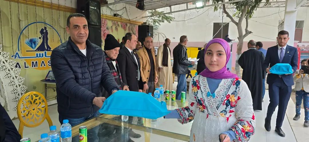 تكريم حفظه القرأن الكريم بأفتتاح جمعية عين السيليين للتنمية المستدامة بالفيوم&nbsp;