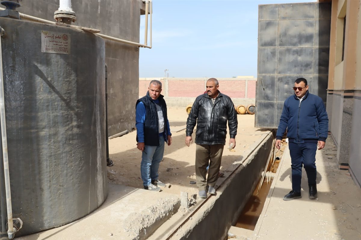 رئيس مياه الفيوم :يتابع أعمال تشغيل محطات مياه الشرب بالعزب الجديدة والقديمة