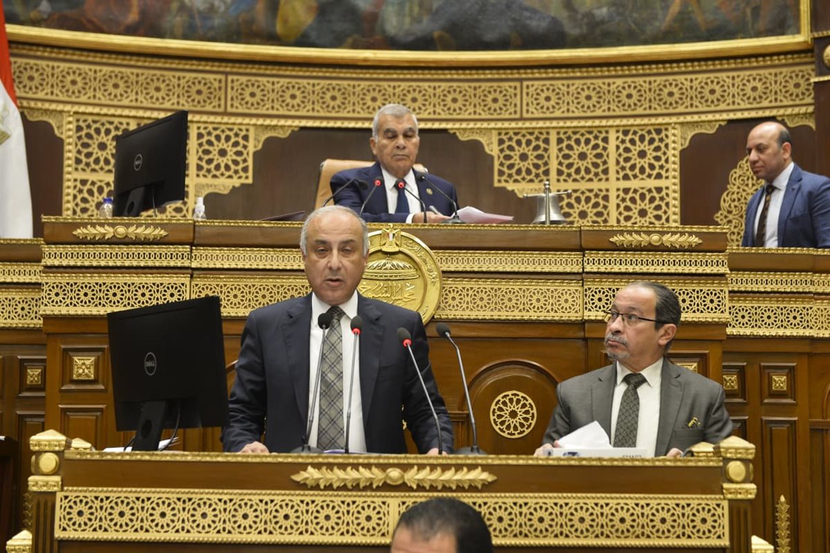 جانب من مناقشة المشروع بمجلس الشيوخ