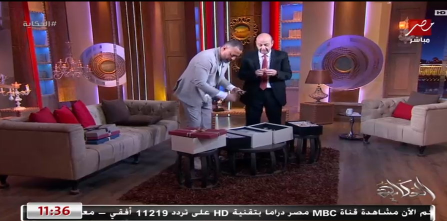 ماجد المصري وعمرو أديب