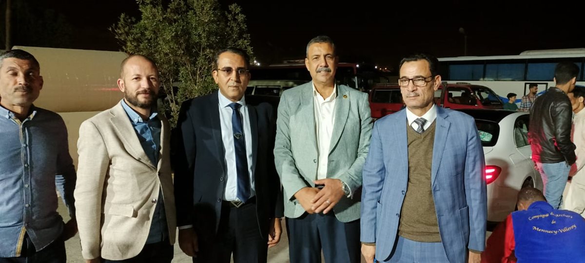 توافد أعداد كبيرة من الجبهة الوطنية انطلاقا إلى رفح لدعم القضية الفلسطينية