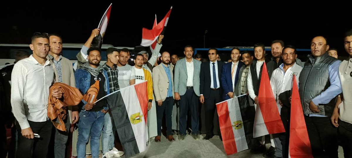 توافد أعداد كبيرة من الجبهة الوطنية انطلاقا إلى رفح لدعم القضية الفلسطينية