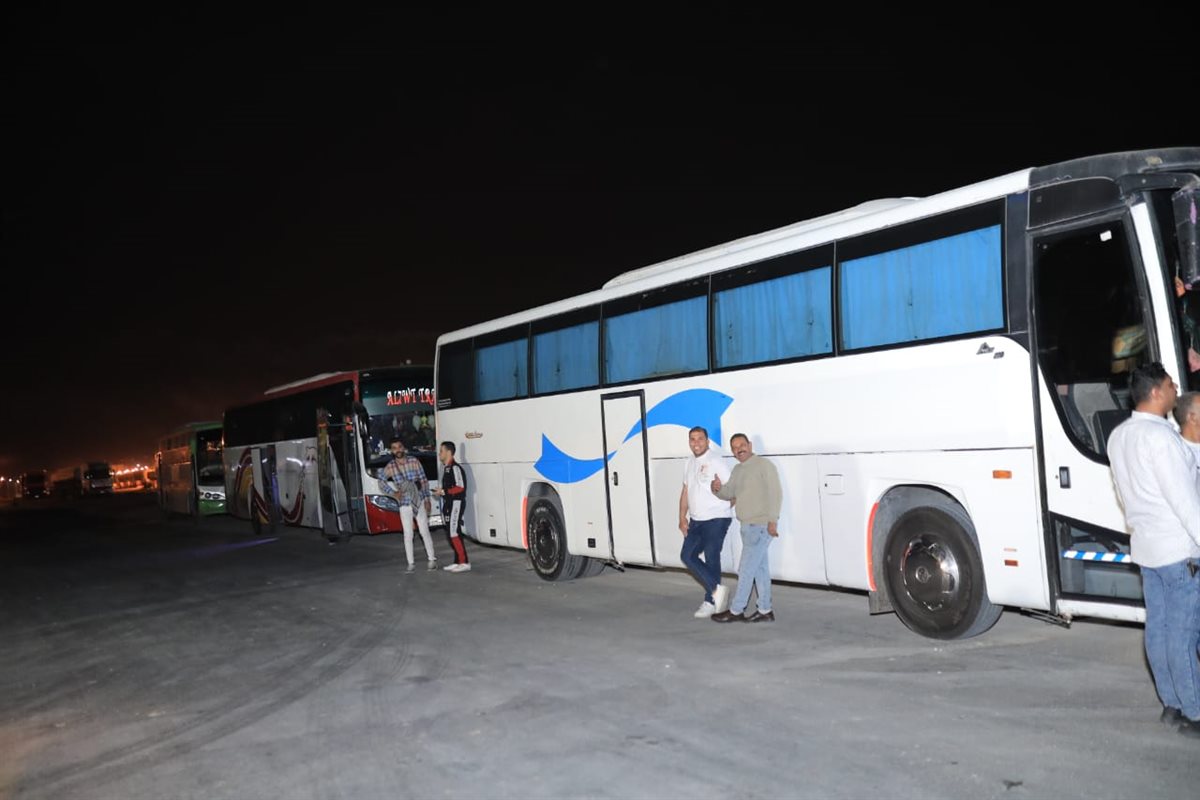 توافد أعداد كبيرة من الجبهة الوطنية انطلاقا إلى رفح لدعم القضية الفلسطينية