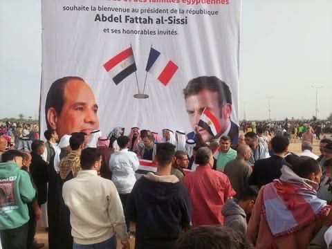 رسائل الوقفة التضامنية في مدينة العريش