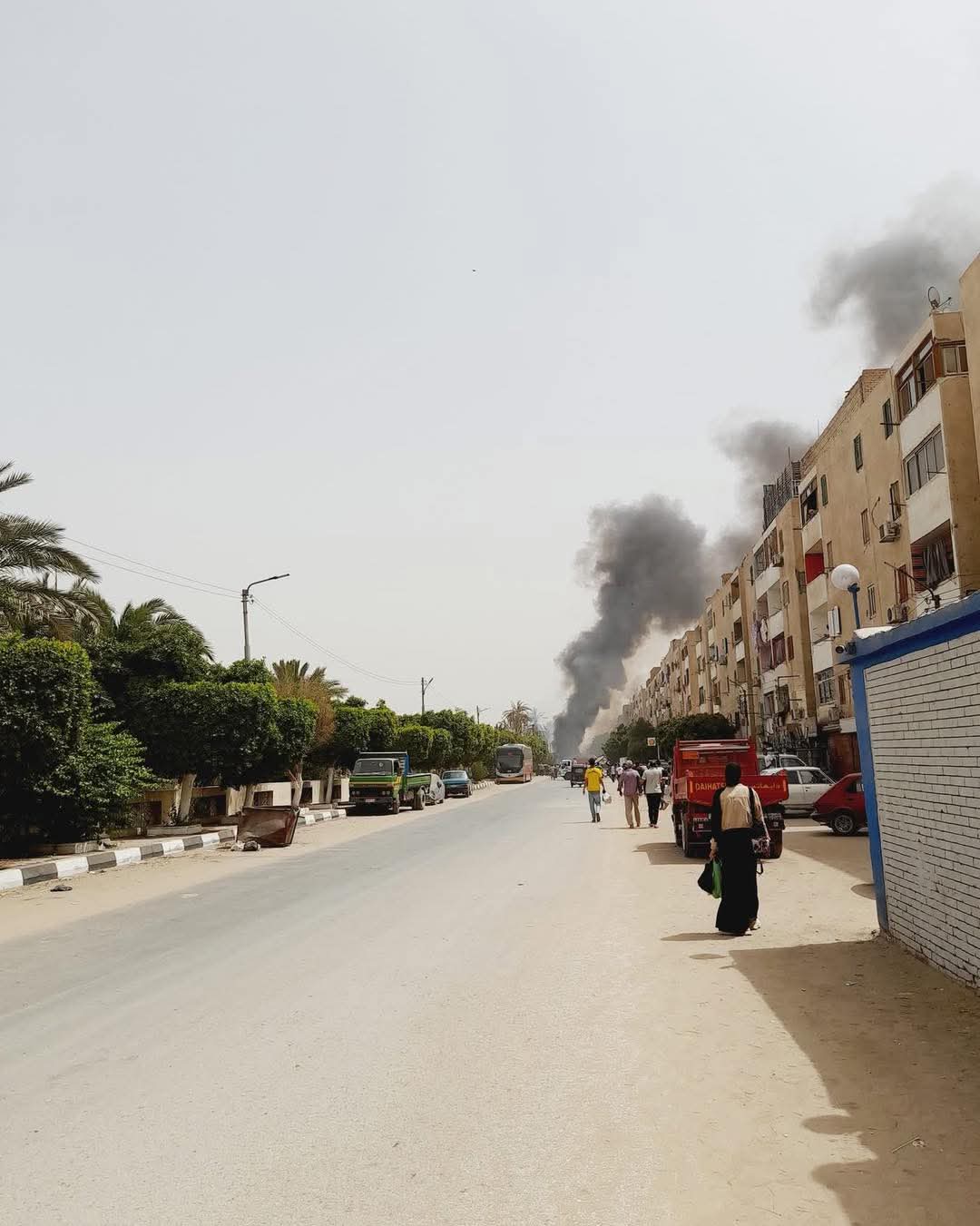 الحماية المدنية تسيطر على الحريق