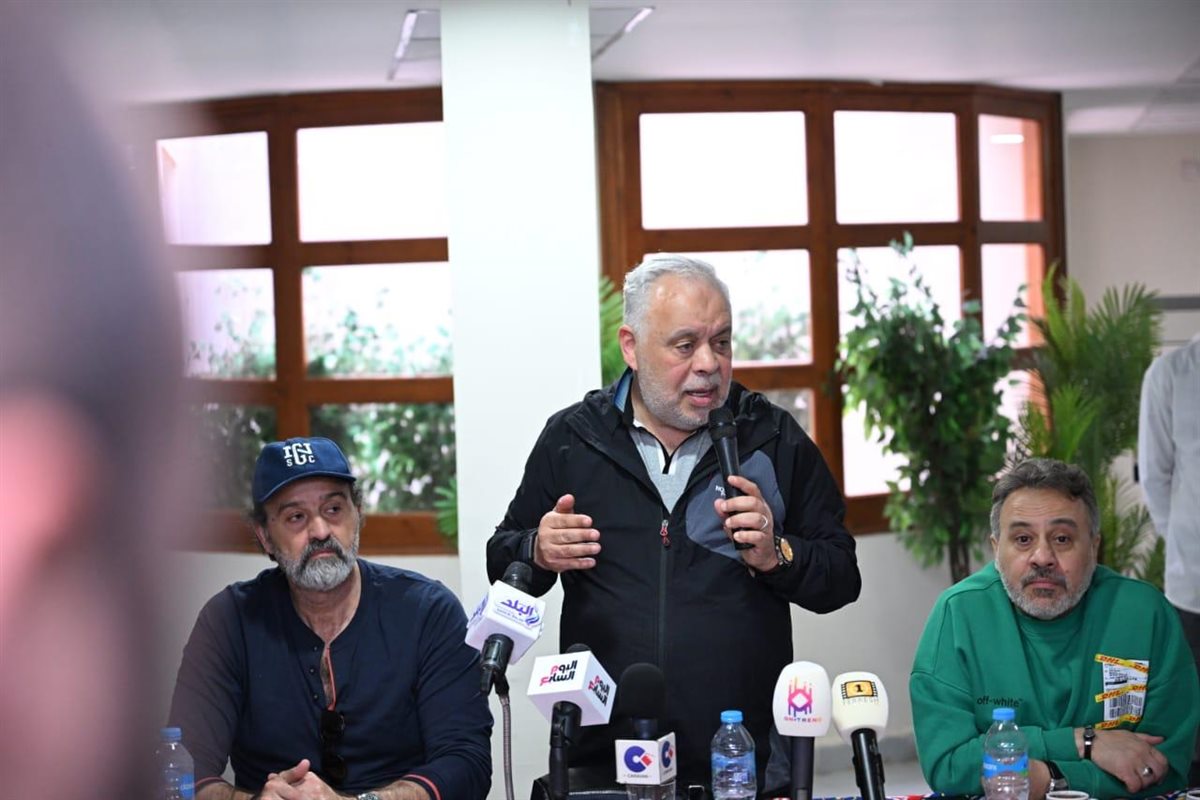 المؤتمر الصحفي لدار إقامة كبار الفنانين