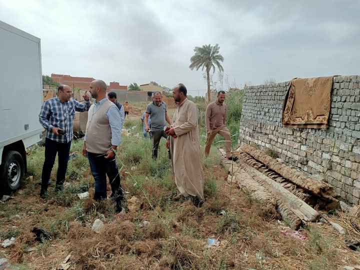 حملة مكبرة لإزالة تعديات على الأراضي الزراعية