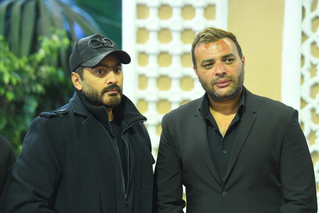 عزاء والدة زوجة رامي صبري&nbsp;