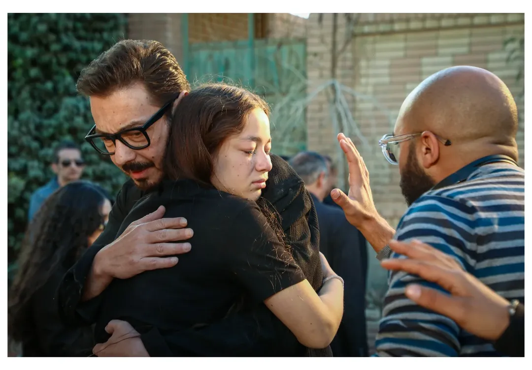 منى أحمد زاهر ووالدها&nbsp;