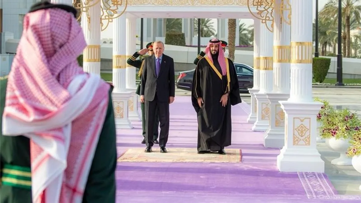 <strong>الرئيس التركي والرئيس السعودي</strong>