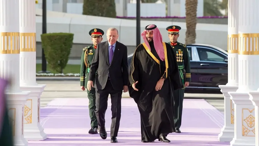 <strong>أردوغان وبن سلمان</strong>