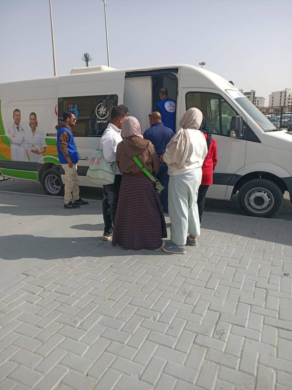 جانب من الخدمة الطبية بمعرض الكتاب