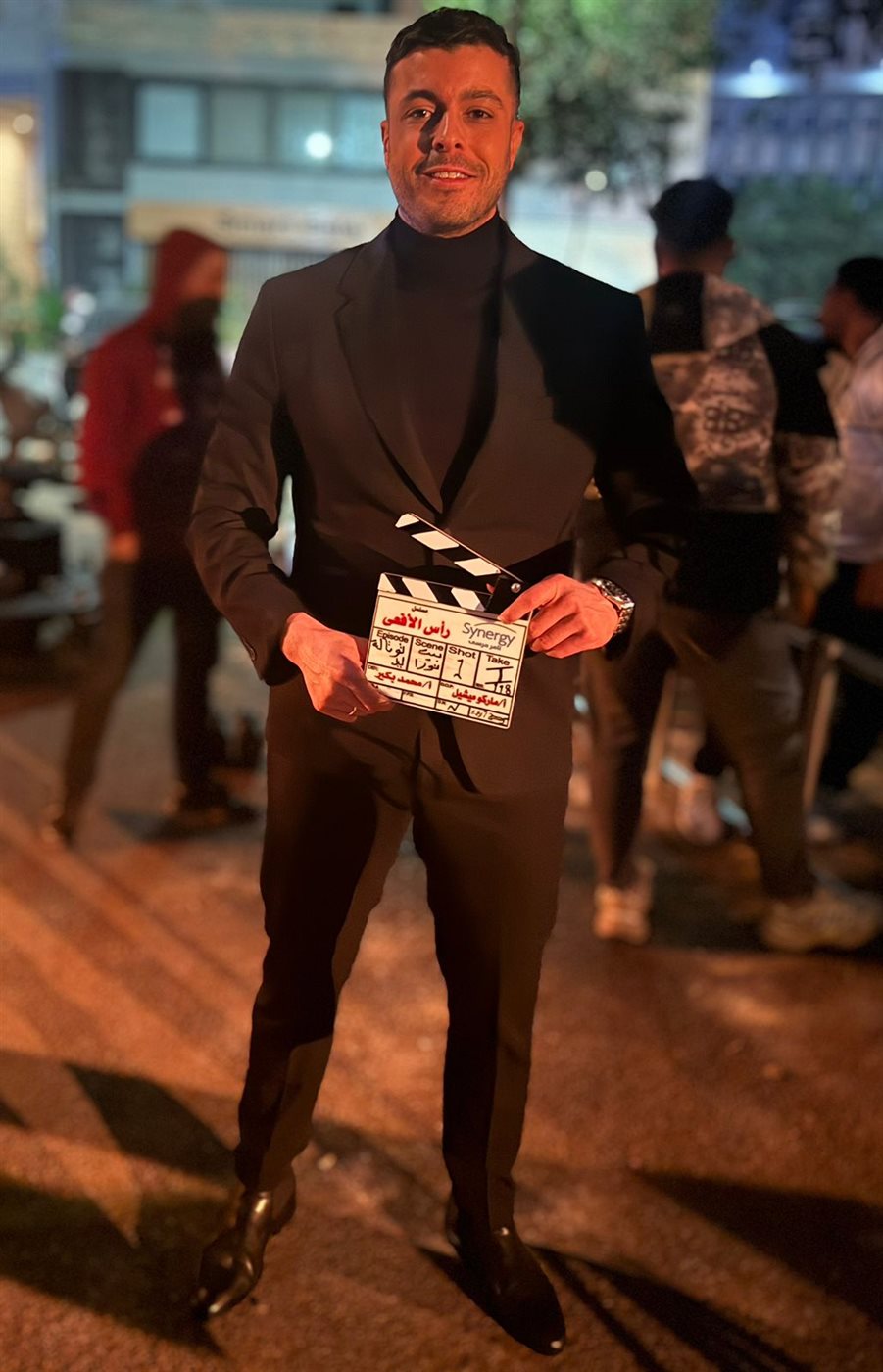 محمد حماد من كواليس تصوير مسلسل عملية رأس الأفعى