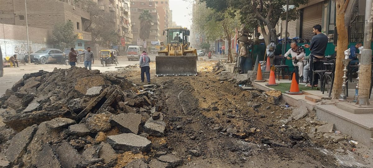 تفاصيل تطوير شارع ناهيا وإزالة التعديات