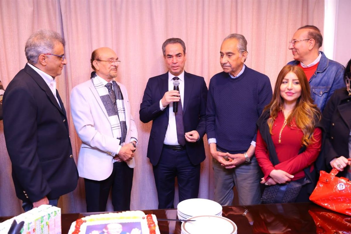 احتفالية بدء تسجيل مسلسل محمد صبحي الإذاعي